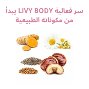 مكونات طبيعية لمكمل LIVY BODY للتخسيس وشد الجسم عند النساء